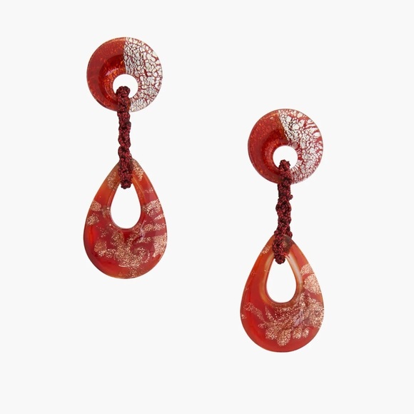 New Zara Earrings Glass limited Edition - Picture 4 of 4